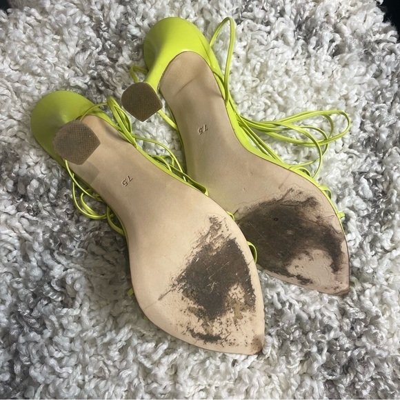 Camila Coelho Jolie Heel in Neon Green - Picture 12 of 12